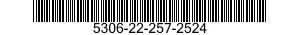 5306-22-257-2524 PLUG,MACHINE THREAD 5306222572524 222572524