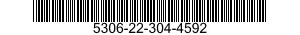 5306-22-304-4592 BOLT,MACHINE 5306223044592 223044592