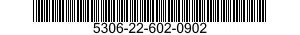5306-22-602-0902 BOLT,MACHINE 5306226020902 226020902