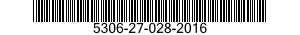 5306-27-028-2016 BOLT,MACHINE 5306270282016 270282016