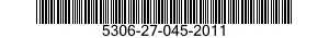 5306-27-045-2011 BOLT,MACHINE 5306270452011 270452011