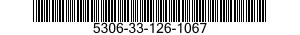 5306-33-126-1067 BOLT,MACHINE 5306331261067 331261067