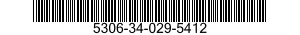 5306-34-029-5412 BOLT,MACHINE 5306340295412 340295412