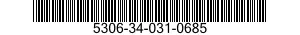 5306-34-031-0685 BOLT,MACHINE 5306340310685 340310685
