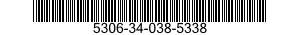 5306-34-038-5338 BOLT,MACHINE 5306340385338 340385338