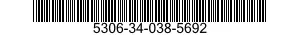 5306-34-038-5692 BOLT,MACHINE 5306340385692 340385692
