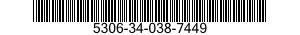 5306-34-038-7449 BOLT,MACHINE 5306340387449 340387449