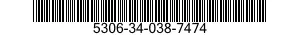5306-34-038-7474 BOLT,MACHINE 5306340387474 340387474