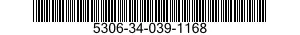 5306-34-039-1168 BOLT,MACHINE 5306340391168 340391168
