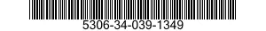 5306-34-039-1349 BOLT,MACHINE 5306340391349 340391349