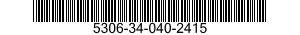 5306-34-040-2415 BOLT,TEE HEAD 5306340402415 340402415