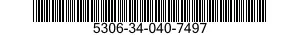 5306-34-040-7497 BOLT,MACHINE 5306340407497 340407497
