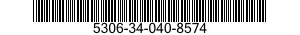 5306-34-040-8574 BOLT,MACHINE 5306340408574 340408574