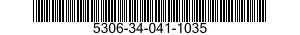 5306-34-041-1035 BOLT,MACHINE 5306340411035 340411035