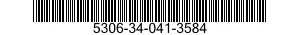 5306-34-041-3584 BOLT,MACHINE 5306340413584 340413584