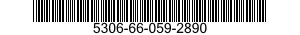 5306-66-059-2890 BOLT,MACHINE 5306660592890 660592890