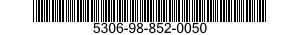 5306-98-852-0050 BOLT,MACHINE 5306988520050 988520050