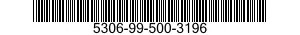 5306-99-500-3196 BOLT,MACHINE 5306995003196 995003196