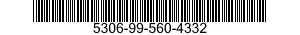 5306-99-560-4332 BOLT,MACHINE 5306995604332 995604332