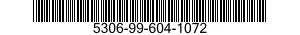 5306-99-604-1072 BOLT,MACHINE 5306996041072 996041072