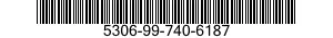 5306-99-740-6187 BOLT,MACHINE 5306997406187 997406187