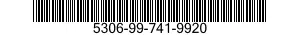 5306-99-741-9920 BOLT,MACHINE 5306997419920 997419920