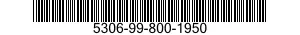5306-99-800-1950 BOLT,MACHINE 5306998001950 998001950