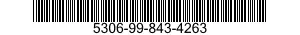 5306-99-843-4263 ROD,THREADED END 5306998434263 998434263