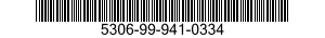 5306-99-941-0334 BOLT,MACHINE 5306999410334 999410334