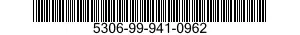 5306-99-941-0962 BOLT,MACHINE 5306999410962 999410962