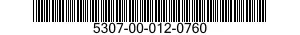 5307-00-012-0760  5307000120760 000120760