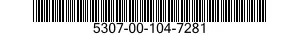 5307-00-104-7281 STUD,CONTINUOUS THREAD 5307001047281 001047281