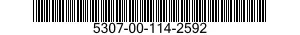 5307-00-114-2592 STUD,CONTINUOUS THREAD 5307001142592 001142592