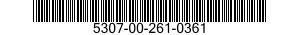 5307-00-261-0361  5307002610361 002610361