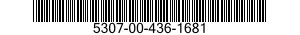 5307-00-436-1681 STUD,CONTINUOUS THREAD 5307004361681 004361681