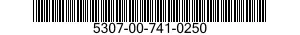5307-00-741-0250 STUD,SHOULDERED 5307007410250 007410250