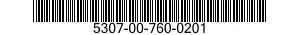 5307-00-760-0201 STUD,CONTINUOUS THREAD 5307007600201 007600201
