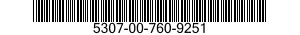 5307-00-760-9251  5307007609251 007609251