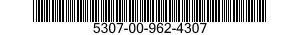 5307-00-962-4307 STUD,CONTINUOUS THREAD 5307009624307 009624307