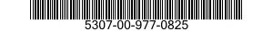 5307-00-977-0825 BOLT,RIBBED SHOULDER 5307009770825 009770825