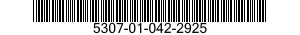 5307-01-042-2925 STUD,CONTINUOUS THREAD 5307010422925 010422925