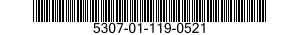 5307-01-119-0521 STUD,CONTINUOUS THREAD 5307011190521 011190521