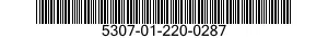 5307-01-220-0287 STUD,CONTINUOUS THREAD 5307012200287 012200287