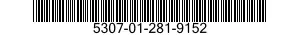 5307-01-281-9152 STUD,CONTINUOUS THREAD 5307012819152 012819152