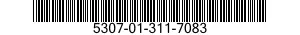 5307-01-311-7083 STUD,CONTINUOUS THREAD 5307013117083 013117083