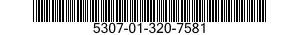 5307-01-320-7581 STUD,CONTINUOUS THREAD 5307013207581 013207581