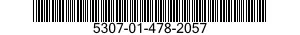 5307-01-478-2057 STUD,CONTINUOUS THREAD 5307014782057 014782057