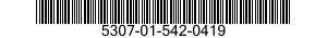 5307-01-542-0419 STUD,CONTINUOUS THREAD 5307015420419 015420419