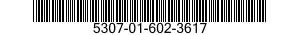 5307-01-602-3617 STUD,CONTINUOUS THREAD 5307016023617 016023617