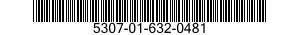 5307-01-632-0481 STUD,CONTINUOUS THREAD 5307016320481 016320481